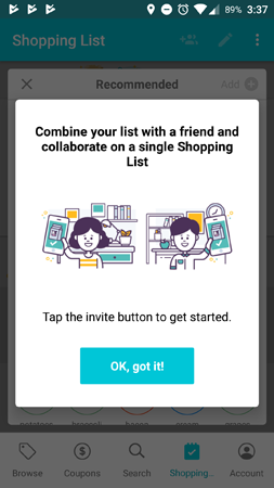 In app messages - welcome message examples