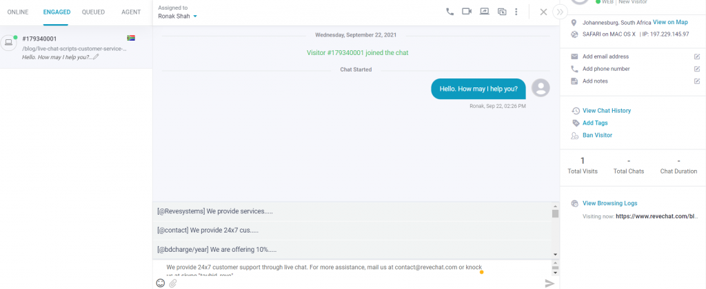 How to use canned responses