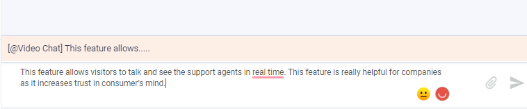 Canned responses for features request