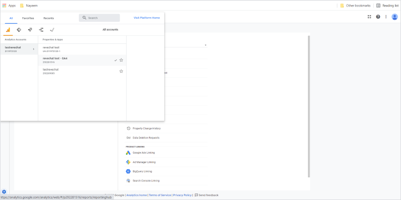 Google-Analytics-REVE-Chat-Dashboard