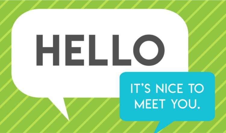Nice to meet you